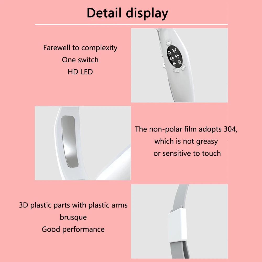 Facial Massager EMS Facial V Face Instrument Home Beauty Instrument Mask Lifting Micro Current Electric V Face Instrument