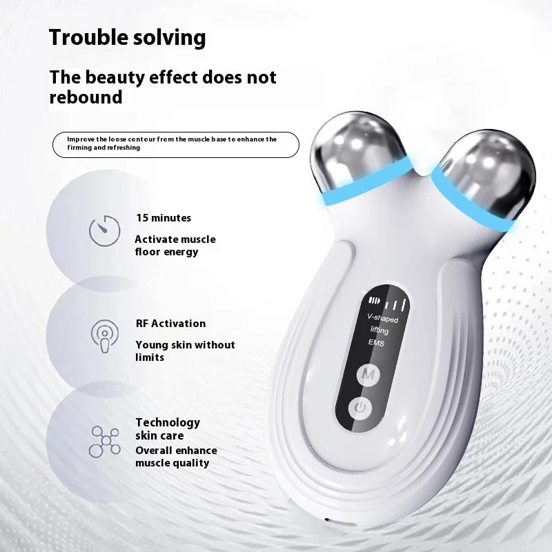 Facial electric lifting device, household skincare product introduction device, facial lifting, firming, massage device