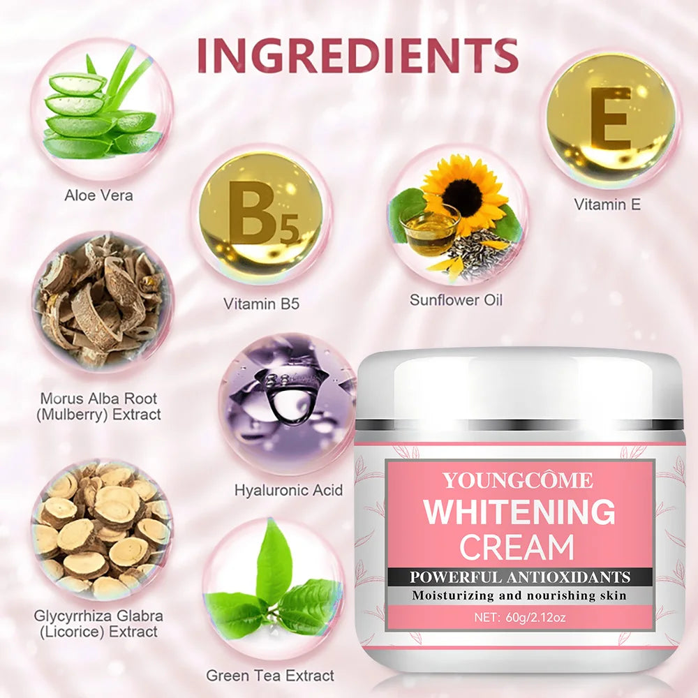 Body Whitening Cream Is Suitable for Dark Skin Armpits and The Body To Lighten Melanin Enhance Skin Texture Moisturize The Skin