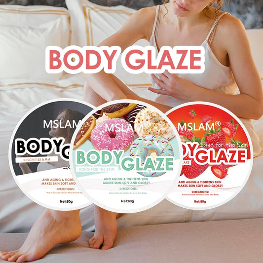 Body Glaze Body Butter Whipped for Women Moisturizer for Women Anti Aging Body Cream Leaves Skin Soft