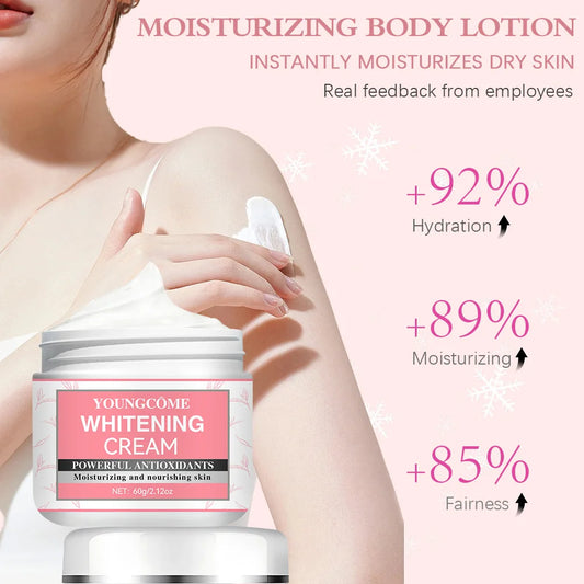 Body Whitening Cream Is Suitable for Dark Skin Armpits and The Body To Lighten Melanin Enhance Skin Texture Moisturize The Skin