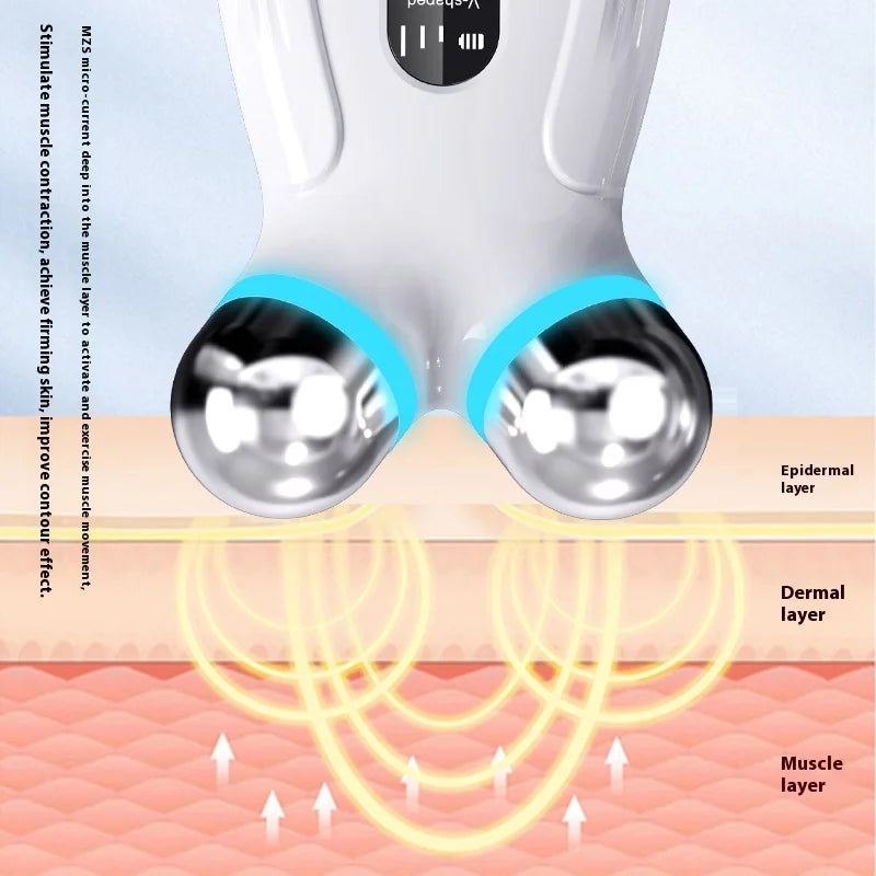 Facial electric lifting device, household skincare product introduction device, facial lifting, firming, massage device