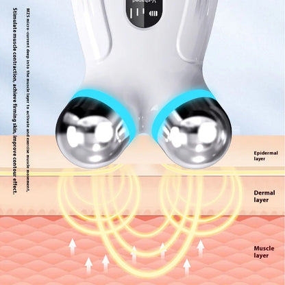 Facial electric lifting device, household skincare product introduction device, facial lifting, firming, massage device