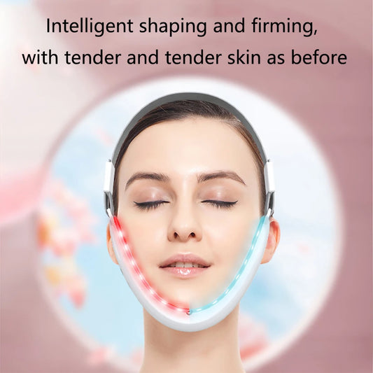 Facial Massager EMS Facial V Face Instrument Home Beauty Instrument Mask Lifting Micro Current Electric V Face Instrument
